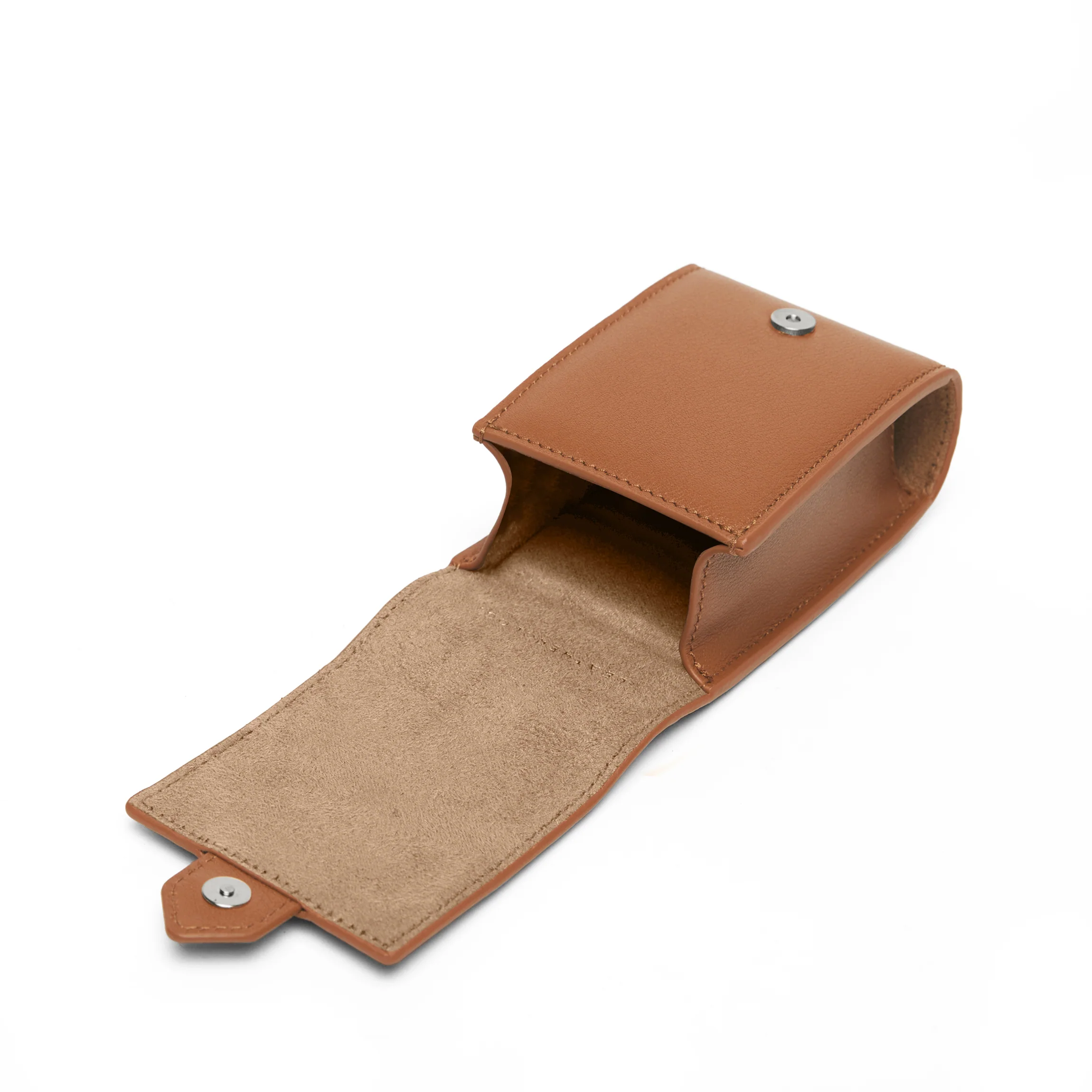 Travel Single Watch Pouch Cognac - Image 6