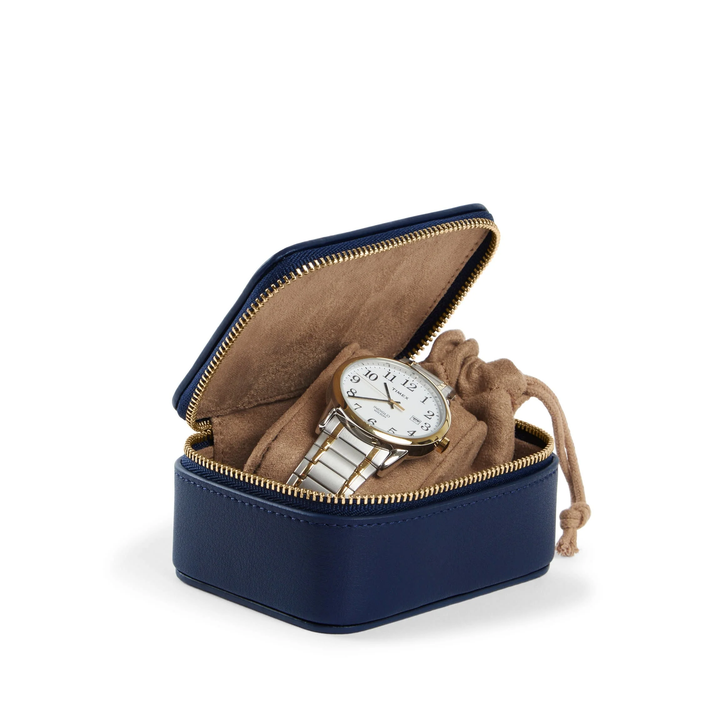 Travel Watch Box Navy Blue