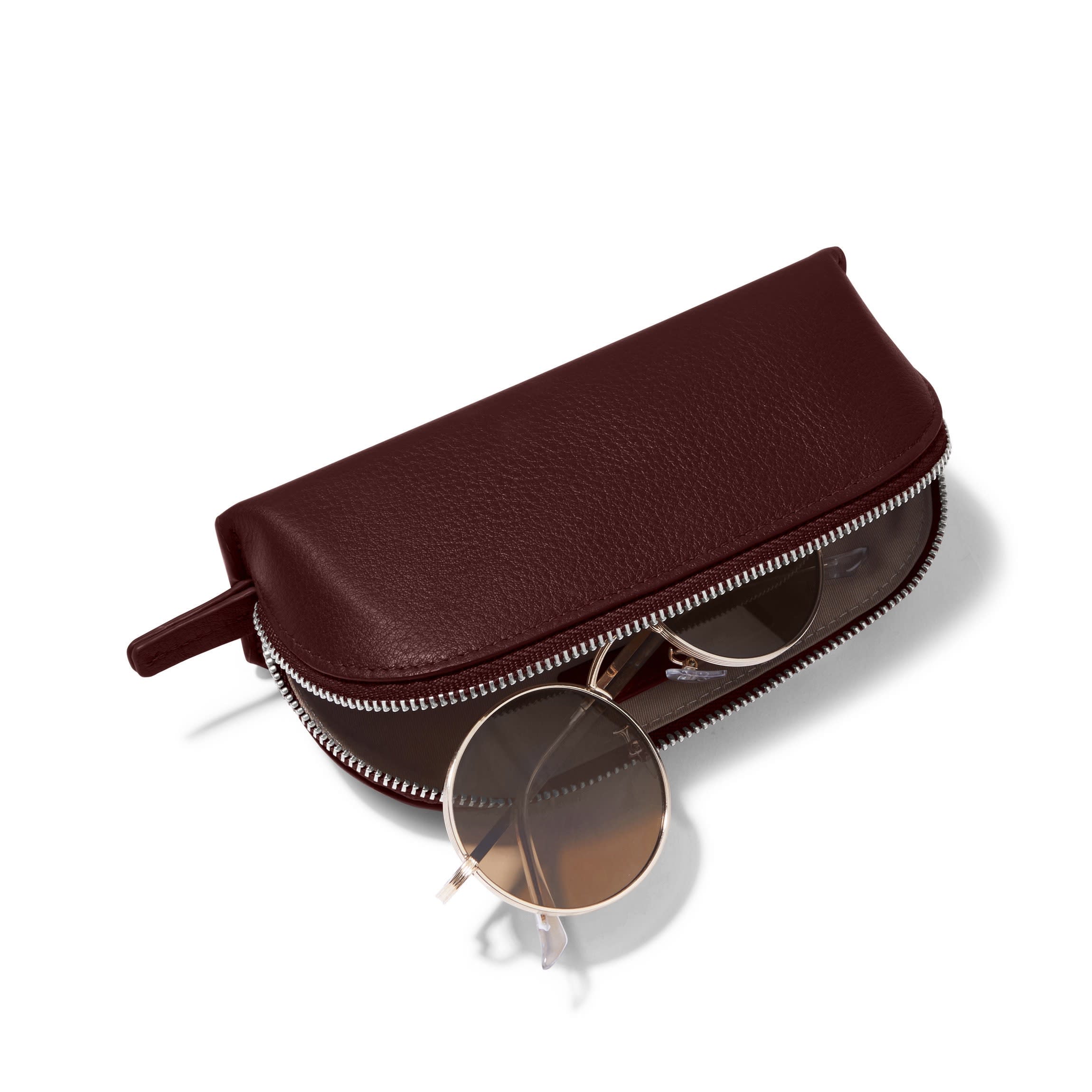 Zip Sunglass Case Bordeaux - Image 3